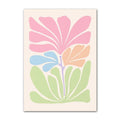 minimalist pastel aesthetic floral print gallery wall art canvas posters roomtery room decor