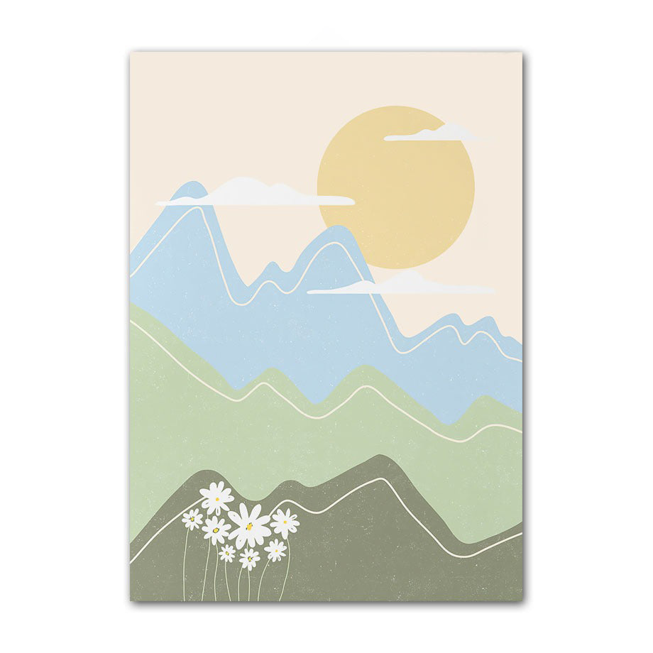 cute pastel drawings gallery wall art aesthetic canvas posters roomtery