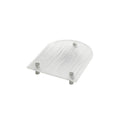 grooved acrylic irregular shaped decorative coaster for desk organization and decor