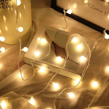 aesthetic room string lights and garlands roomtery