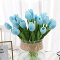 artificial tulip flowers bouquet roomtery aesthetic room decor
