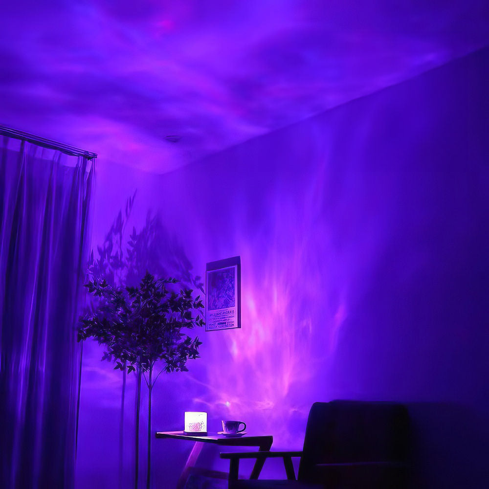 aurora night light ambient ice cube lamp aesthetic room lighting