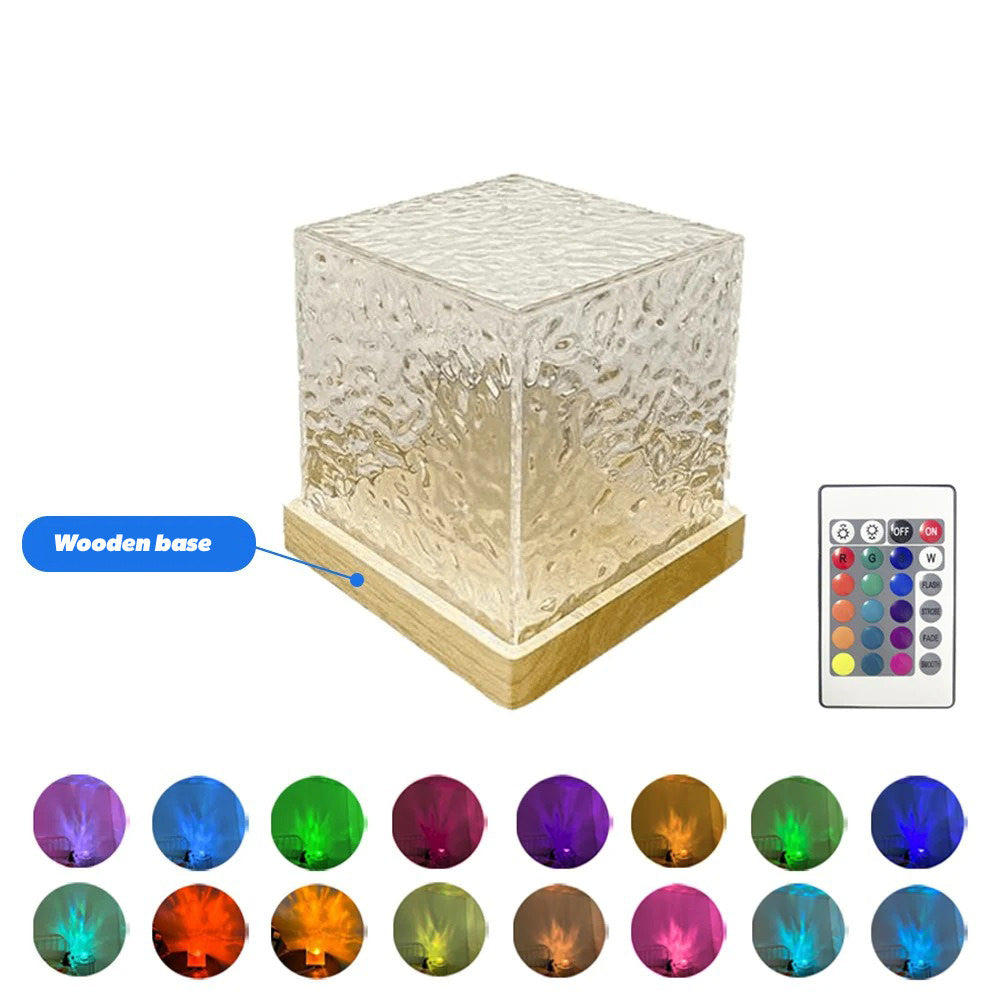 aurora night light ambient ice cube lamp aesthetic room lighting