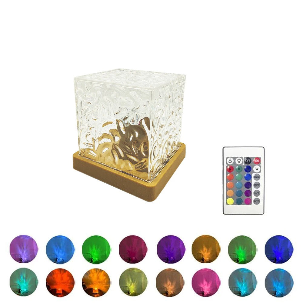 aurora night light ambient ice cube lamp aesthetic room lighting