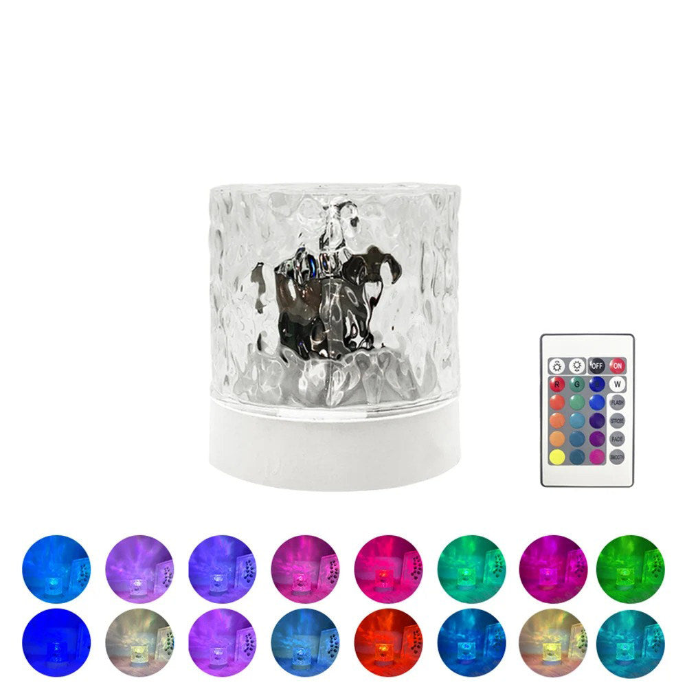 aurora night light ambient ice cube lamp aesthetic room lighting