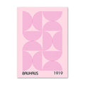 barbiecore aesthetic gallery wall art prints canvas posters in bright pink and acid blue colors