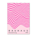 barbiecore aesthetic gallery wall art prints canvas posters in bright pink and acid blue colors