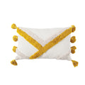 boho and preppy aesthetic zig zag tufted fringe aesthetic cushion cover