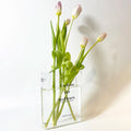 book shaped acrylic librarycore aesthetic tabletop vase roomtery room decor