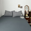 classic black gingham print bedding duvet cover set