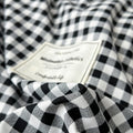 classic black gingham print bedding duvet cover set