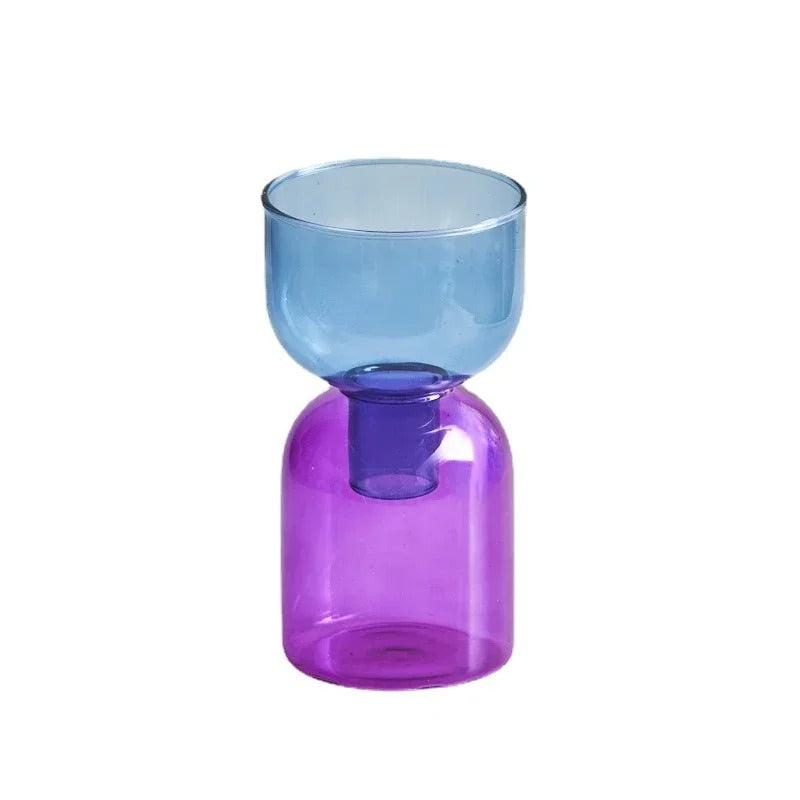 double color glass vase set roomtery aesthetic room decor