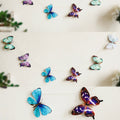 cute and colorful butterflies wall hanging garland
