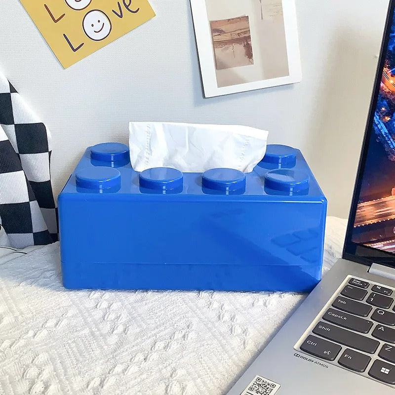 construction brick shaped tissue box paper holder roomtery aesthetic room decor