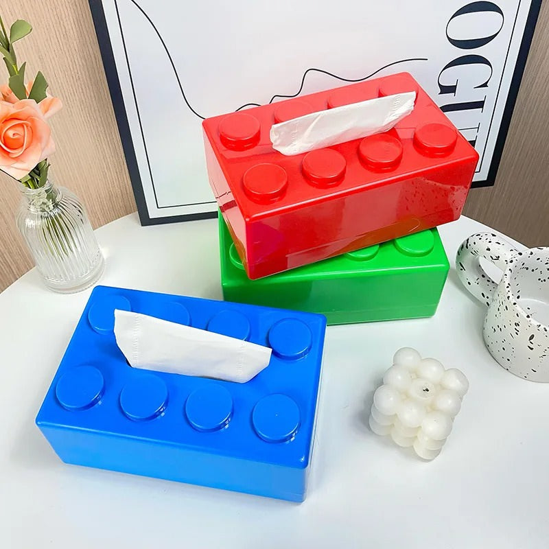 construction brick shaped tissue box paper holder roomtery aesthetic room decor