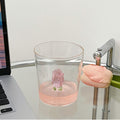 rosebud figurine glass cup coquette aesthetic accessories roomtery