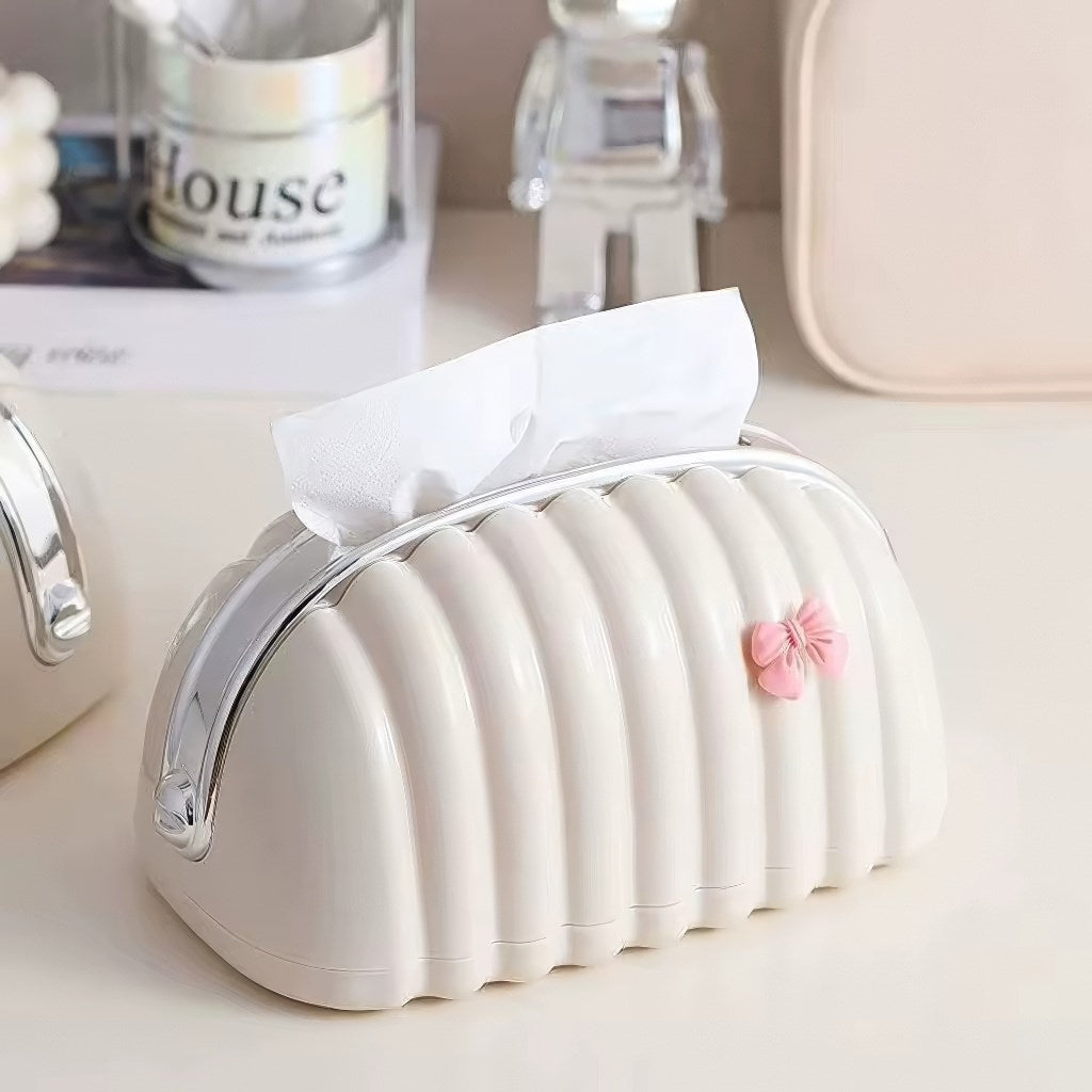 coquette clutch bag shaped tissue box holder