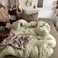 cottagecore aesthetic themed bedding duvet cover set in 100 percent cotton