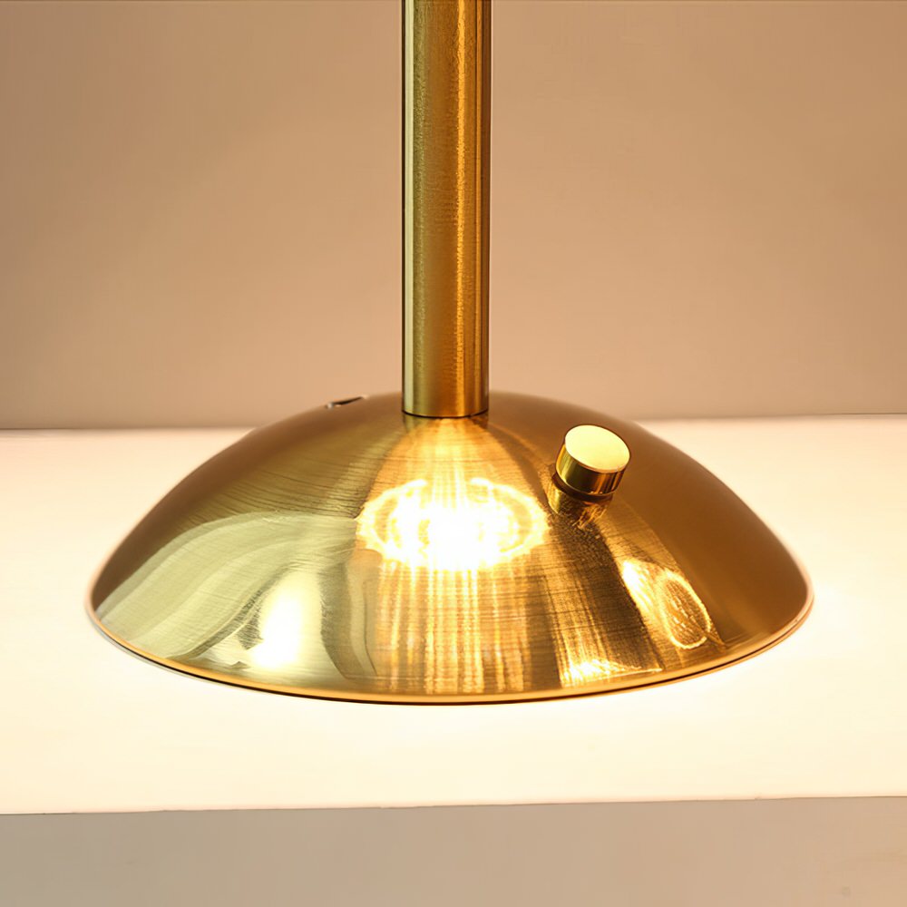 crystal lampshade brass metal table led lamp roomtery coquette aesthetic room decor