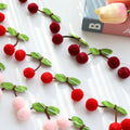cute fake cherries wall hanging artificial cherry garland