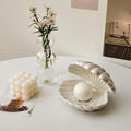 cute clam shell shaped ceramic night light lamp aesthetic room decor
