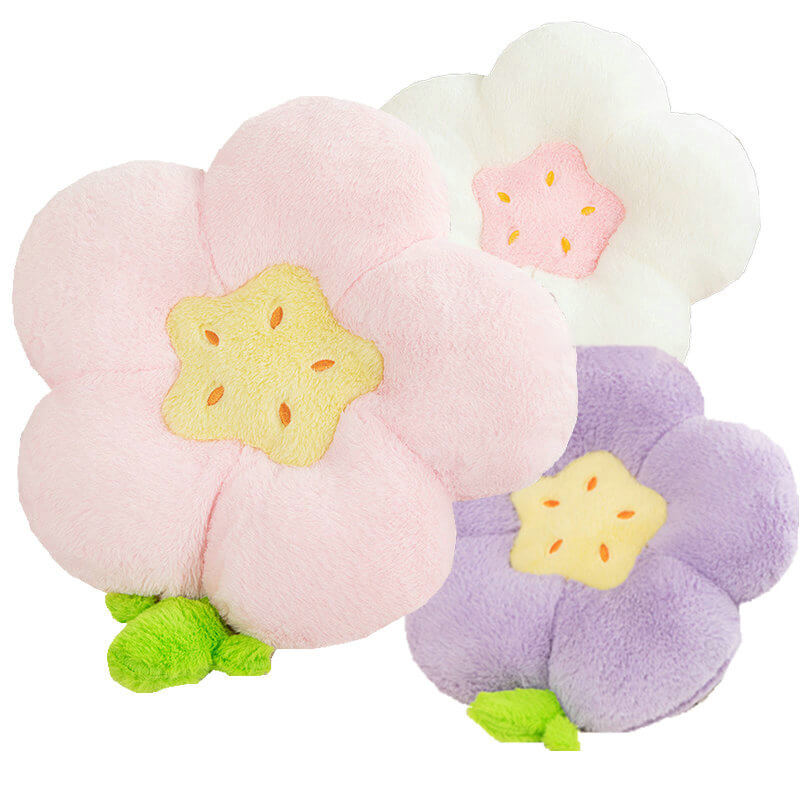 Pastel Flower Throw Pillow - Shop Online on roomtery