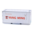 Mini shipping container iron storage box with realistic branding and colorful designs