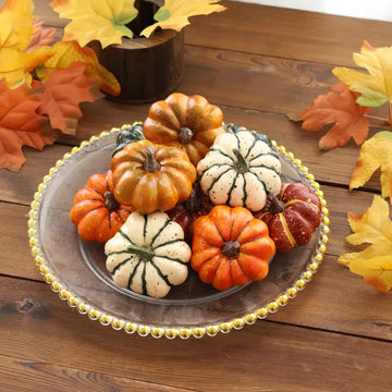 mini pumpkin fall aesthetic decor