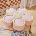 flower shaped thick and fluffy decorative throw pillow roomtery