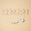 game on yellow and pink acrylic based wall hanging led neon sign roomtery aesthetic room decor
