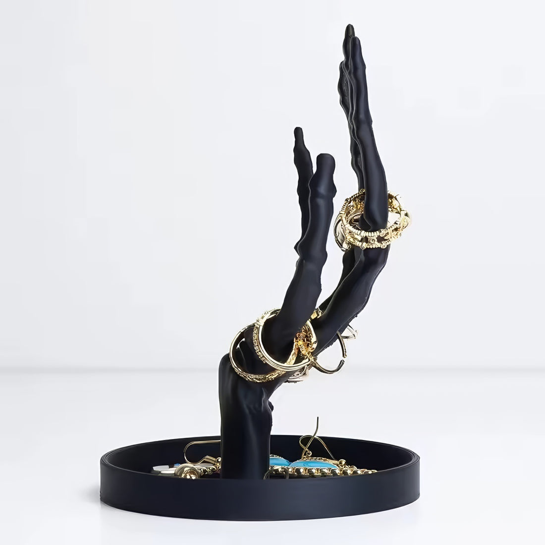 goth witchcore jewelry stand skeleton hand