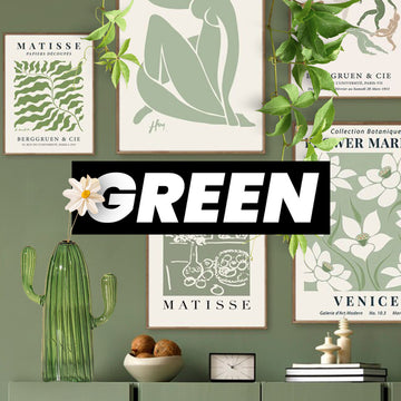 green color themed aesthetic room decor roomtery