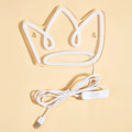 princess yellow hand drawn crown shaped wall led neon sign wall decor roomtery