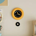 hostiry of art minimalist round wall clock