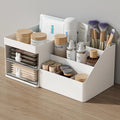 kawaii aesthetic desktop drawer stationary and makeup brush holder organizer
