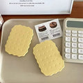 kawaii biscuit shaped folding pocket makeup face mirror