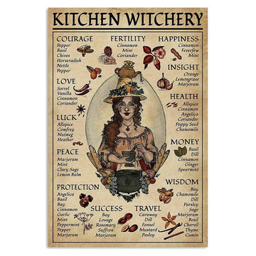 Kitchen Witchery 2.0 Vintage Poster