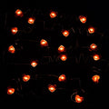 little red hearts fairy string lights aesthetic room decor roomtery