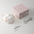 sleeping sheep silicon rubbed cute bedside night light lamp roomtery