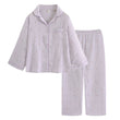 Long-Sleeve Pastel Purple Pajama Set