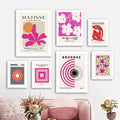 pink color aesthetic matisse picasso gallery wall art canvas posters roomtery
