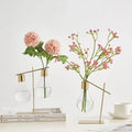 minimalist aesthetic light bulb shaped glass vase planter