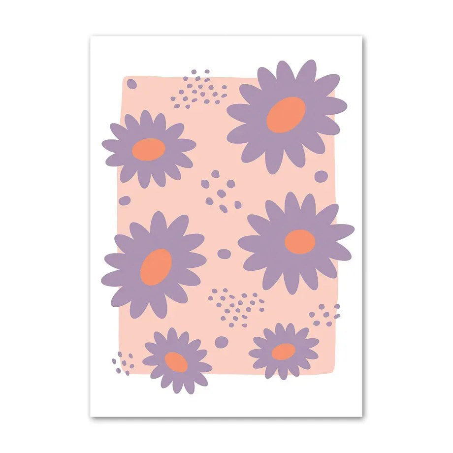 modern art gallery wall canvas posters danish pastel aesthetic room decor roomtery