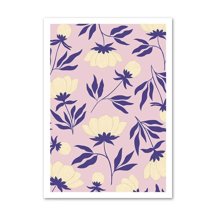 modern art gallery wall canvas posters danish pastel aesthetic room decor roomtery