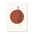 boho aesthetic brown color styled wall art print gallery wall canvas posters roomtery aesthetic room decro