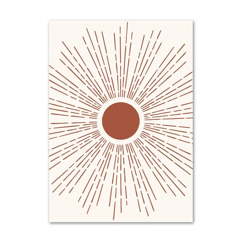 boho aesthetic brown color styled wall art print gallery wall canvas posters roomtery aesthetic room decro