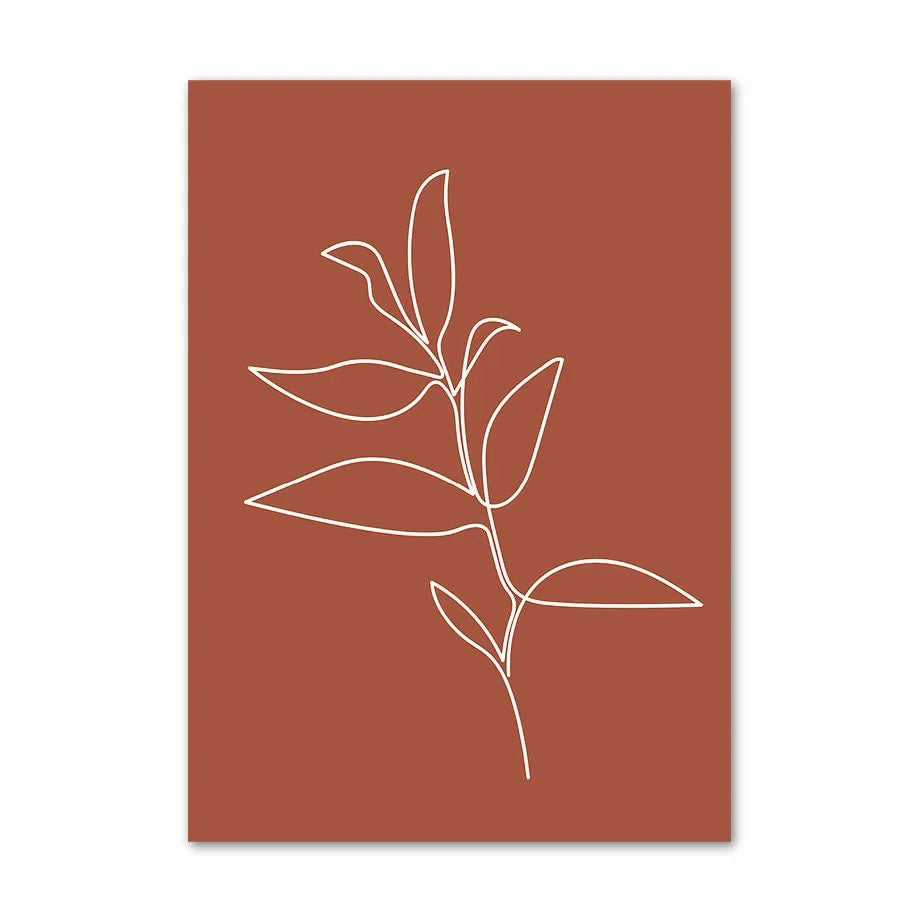 boho aesthetic brown color styled wall art print gallery wall canvas posters roomtery aesthetic room decro