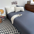 pastel aesthetic solid double color two sided bedding duvet cover set roomtery