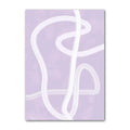 pastel purple minimalist art gallery wall canvas posters for room roomtery