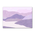 pastel purple minimalist art gallery wall canvas posters for room roomtery